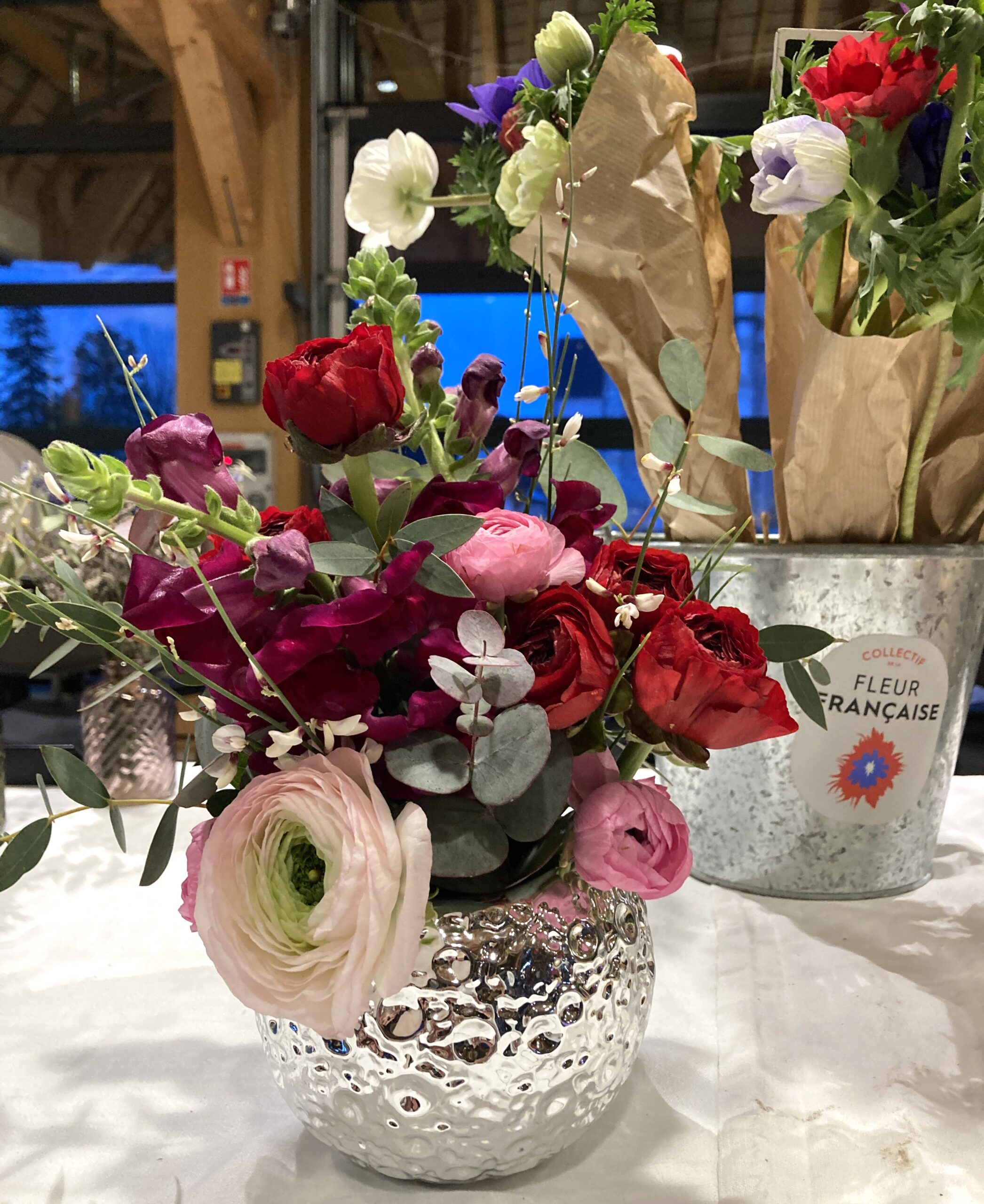 A offrir : composition St Valentin rose et rougeđ